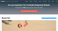 Desktop Screenshot of linkedinbackground.com