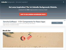 Tablet Screenshot of linkedinbackground.com